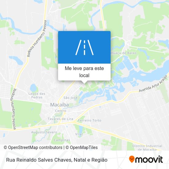 Rua Reinaldo Salves Chaves mapa