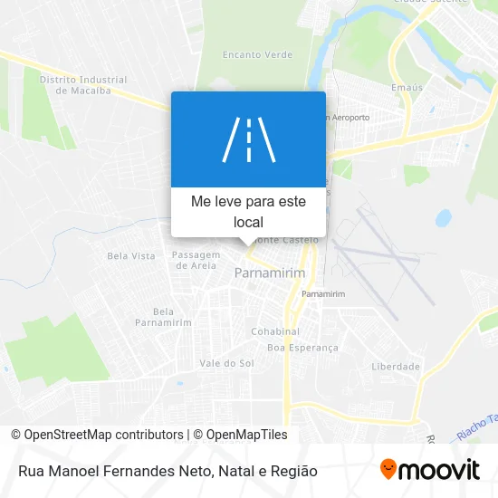 Rua Manoel Fernandes Neto mapa