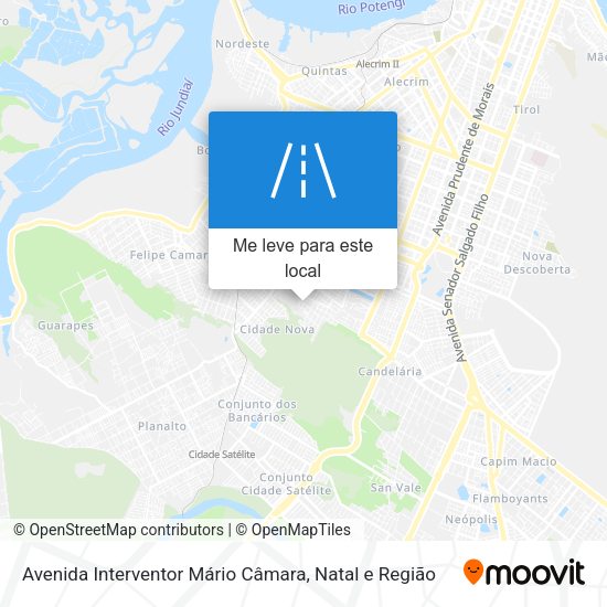 Avenida Interventor Mário Câmara mapa