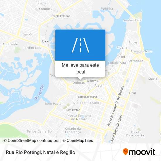Rua Rio Potengi mapa