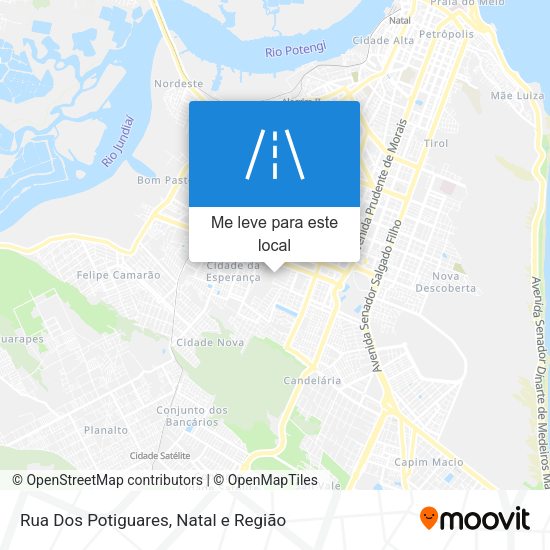 Rua Dos Potiguares mapa