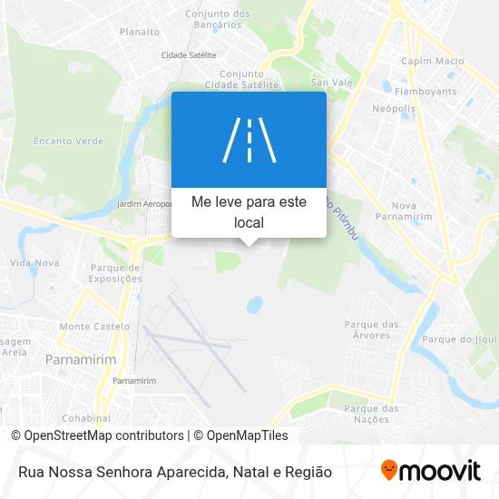 Rua Nossa Senhora Aparecida mapa