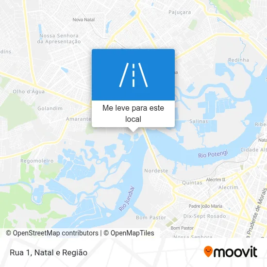 Rua 1 mapa