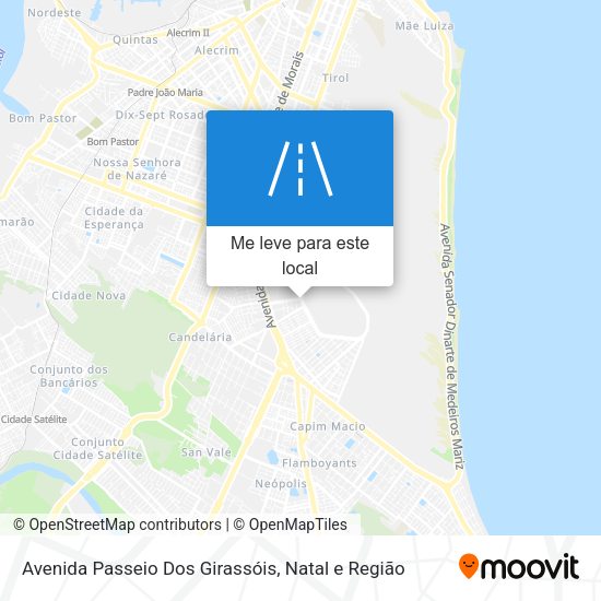 Avenida Passeio Dos Girassóis mapa