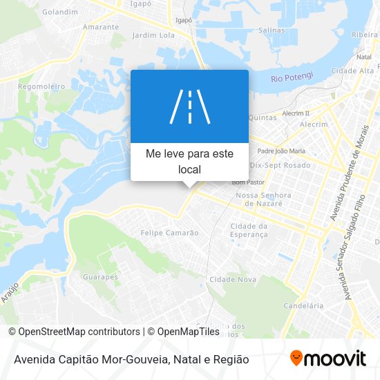 Avenida Capitão Mor-Gouveia mapa