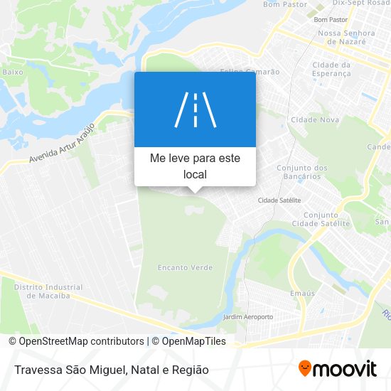 Travessa São Miguel mapa