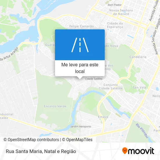 Rua Santa Maria mapa