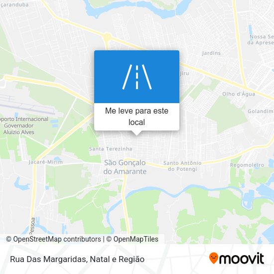 Rua Das Margaridas mapa