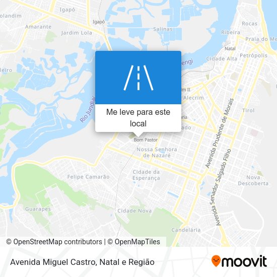 Avenida Miguel Castro mapa