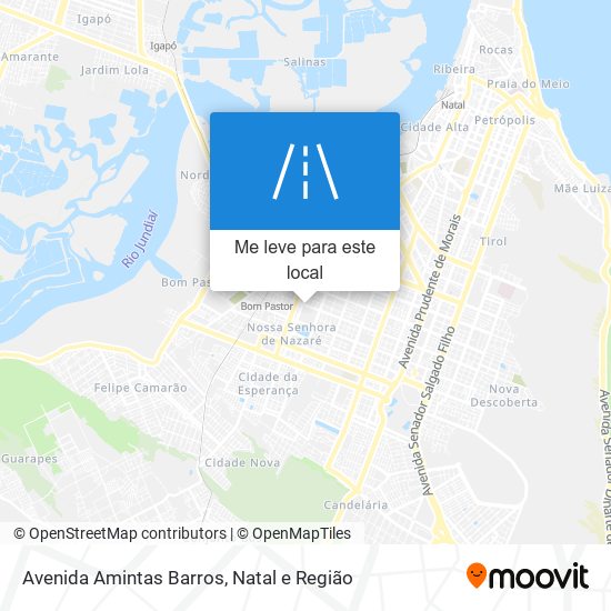 Avenida Amintas Barros mapa