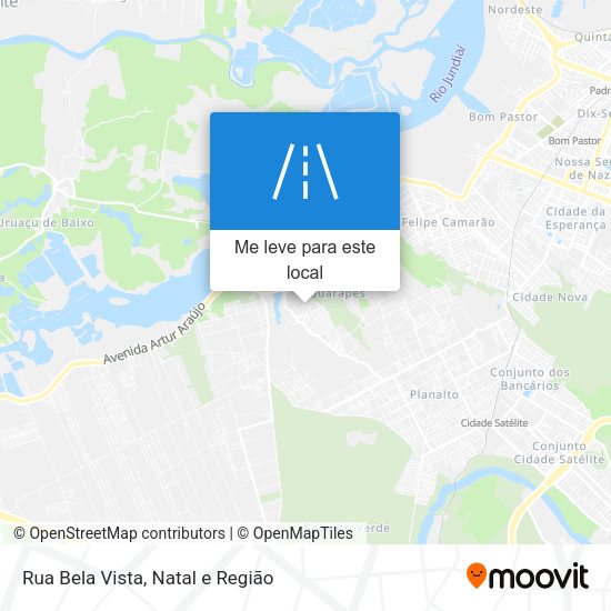 Rua Bela Vista mapa