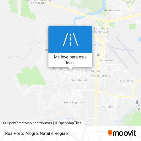 Rua Porto Alegre mapa