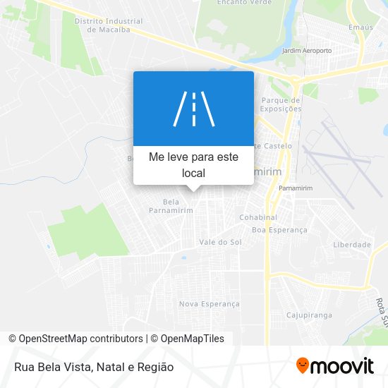 Rua Bela Vista mapa