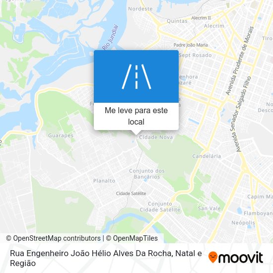 Rua Engenheiro João Hélio Alves Da Rocha mapa