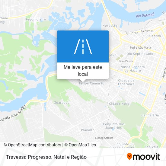 Travessa Progresso mapa