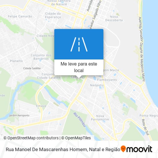 Rua Manoel De Mascarenhas Homem mapa