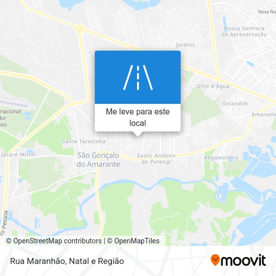 Rua Maranhão mapa