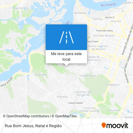 Rua Bom Jesus mapa