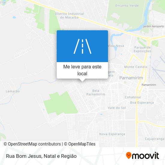 Rua Bom Jesus mapa