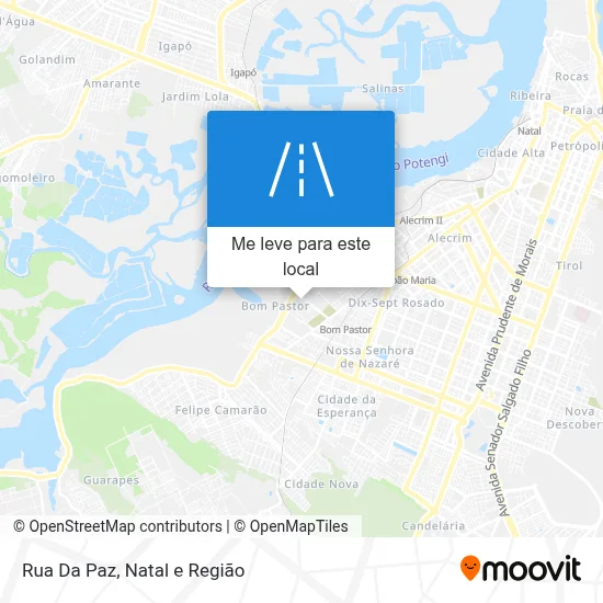 Rua Da Paz mapa