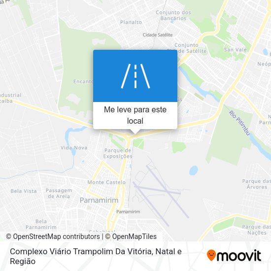 Complexo Viário Trampolim Da Vitória mapa