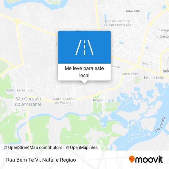 Rua Bem Te VI mapa