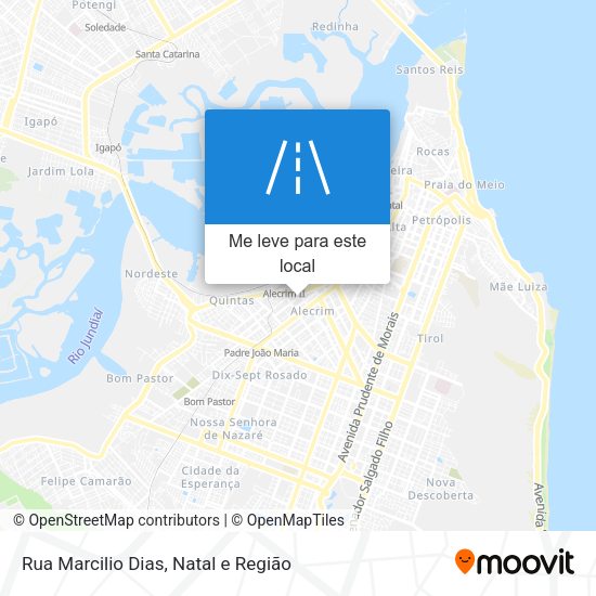 Rua Marcilio Dias mapa