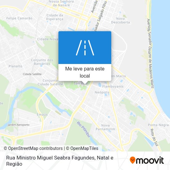 Rua Ministro Miguel Seabra Fagundes mapa