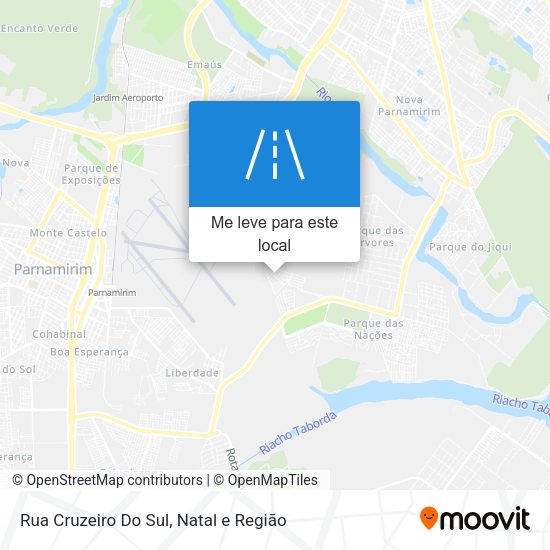 Rua Cruzeiro Do Sul mapa