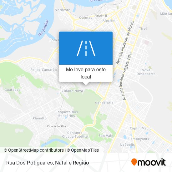 Rua Dos Potiguares mapa