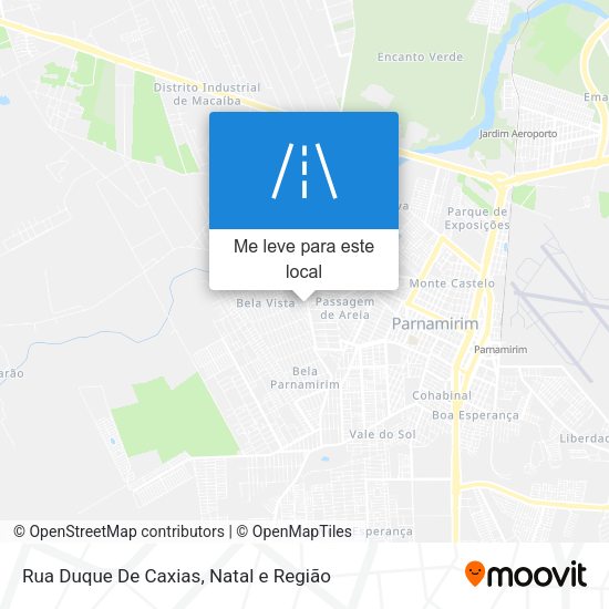 Rua Duque De Caxias mapa