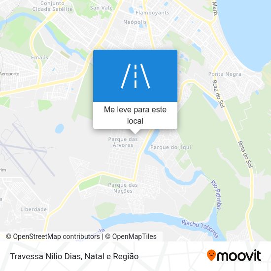 Travessa Nilio Dias mapa