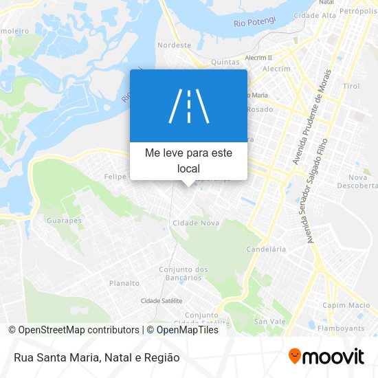 Rua Santa Maria mapa