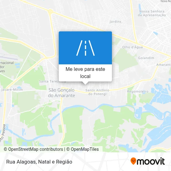 Rua Alagoas mapa