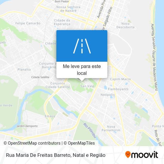 Rua Maria De Freitas Barreto mapa