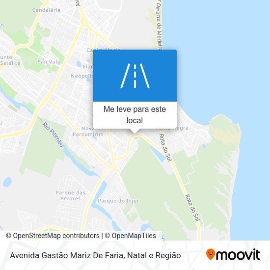 Avenida Gastão Mariz De Faria mapa