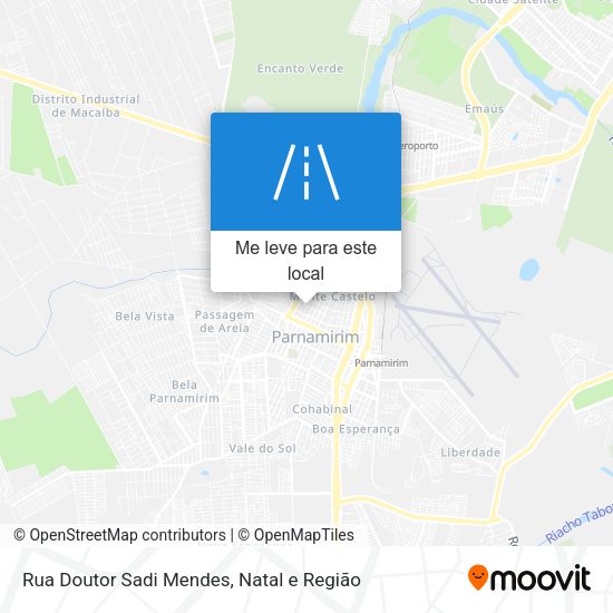 Rua Doutor Sadi Mendes mapa