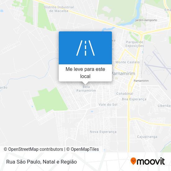 Rua São Paulo mapa