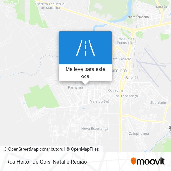 Rua Heitor De Gois mapa