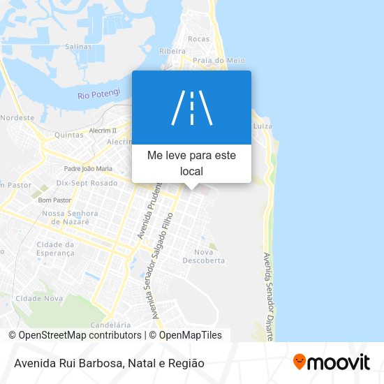 Avenida Rui Barbosa mapa