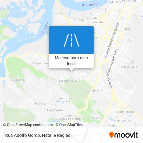 Rua Adolfo Gordo mapa