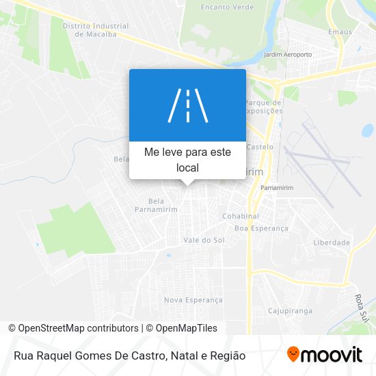 Rua Raquel Gomes De Castro mapa