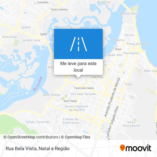 Rua Bela Vista mapa