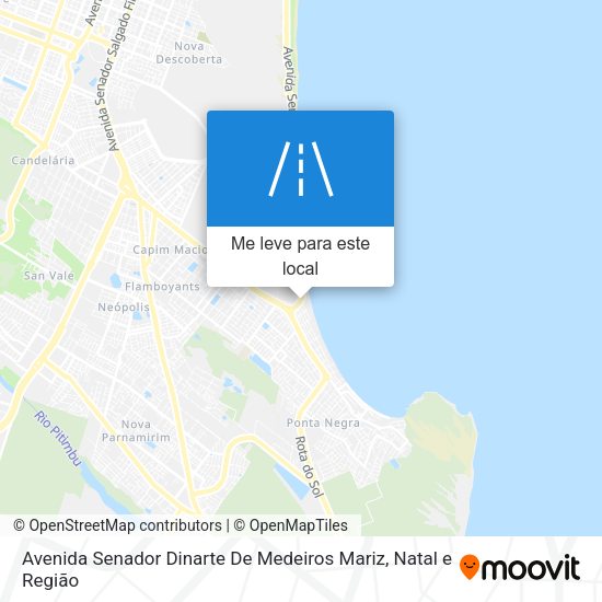 Avenida Senador Dinarte De Medeiros Mariz mapa