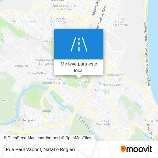 Rua Paul Vachet mapa