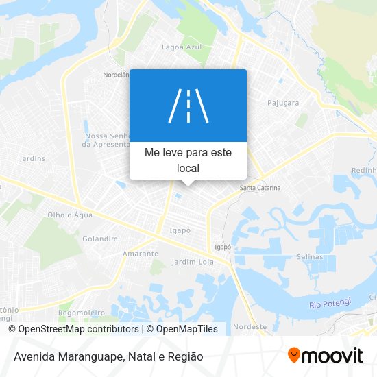 Avenida Maranguape mapa