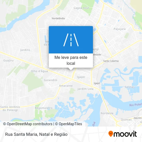 Rua Santa Maria mapa
