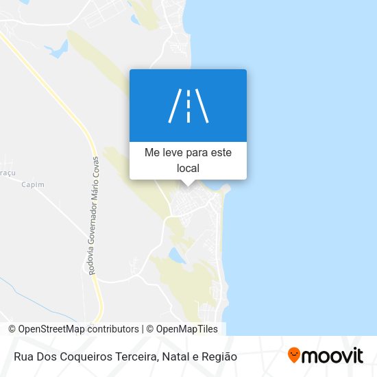 Rua Dos Coqueiros Terceira mapa