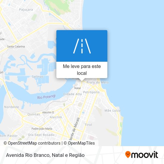 Avenida Rio Branco mapa