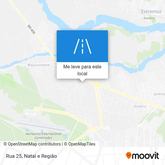 Rua 25 mapa